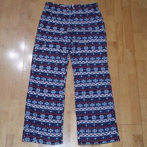 WALGREENS Women's Sz M SOFT Microfiber Fleece PAJAMAS BOTTOMS Pants